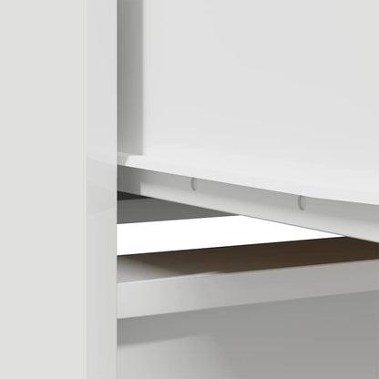 vidaXL Highboard White 29,5x34x119,5 cm Engineered Wood