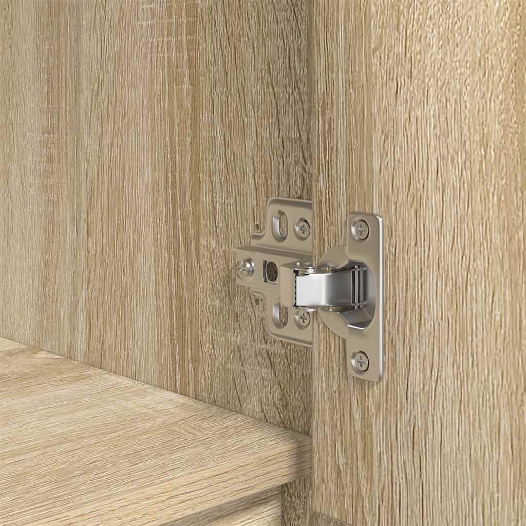 vidaXL Highboard Sonoma Oak 29,5x34x119,5 cm Engineered Wood