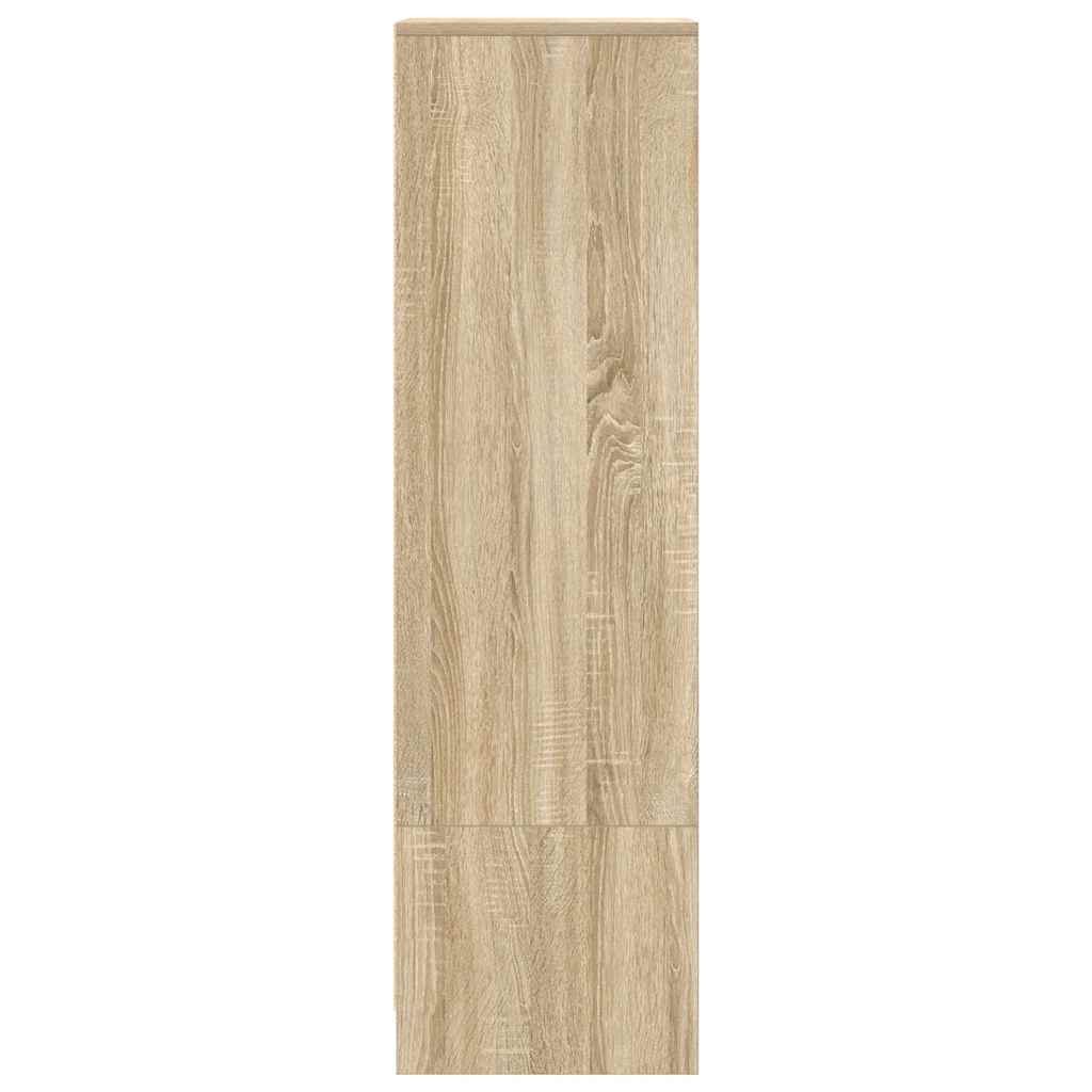 vidaXL Highboard Sonoma Oak 29,5x34x119,5 cm Engineered Wood