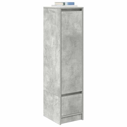 vidaXL Highboard Concrete Grey 29.5x34x119.5 cm Engineered Wood