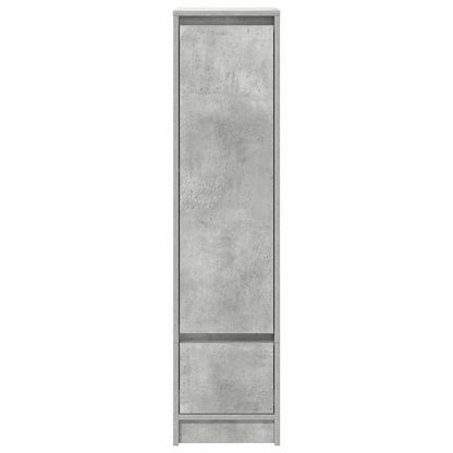 vidaXL Highboard Concrete Grey 29.5x34x119.5 cm Engineered Wood