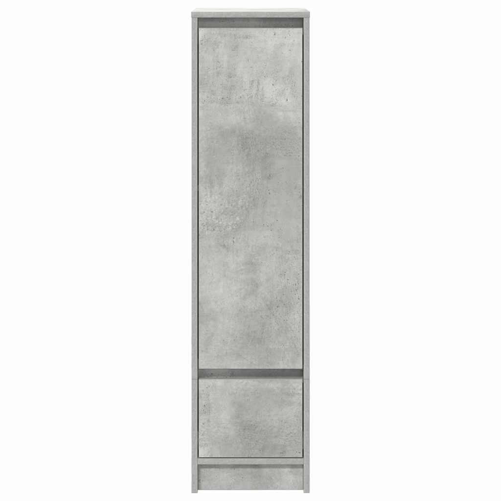 vidaXL Highboard Concrete Grey 29,5x34x119,5 cm Engineered Wood