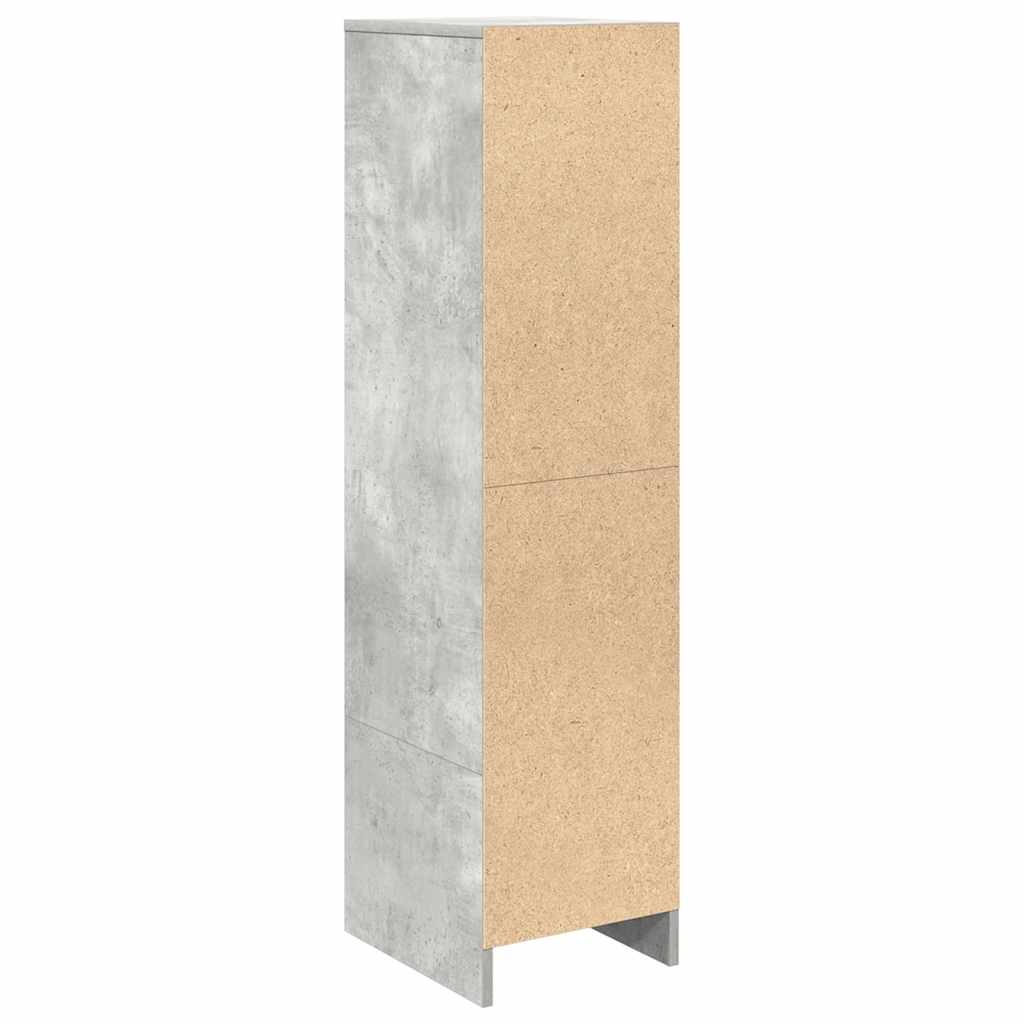 vidaXL Highboard Concrete Grey 29.5x34x119.5 cm Engineered Wood