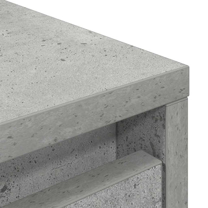 vidaXL Highboard Concrete Grey 29.5x34x119.5 cm Engineered Wood