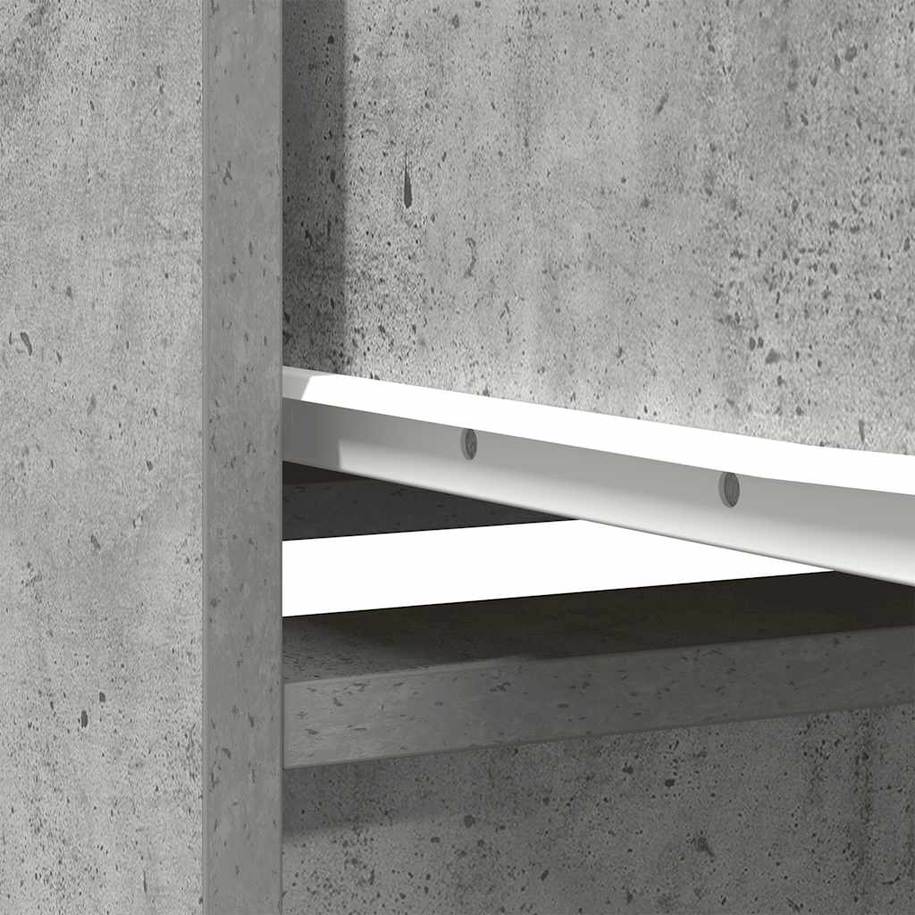 vidaXL Highboard Concrete Grey 29.5x34x119.5 cm Engineered Wood