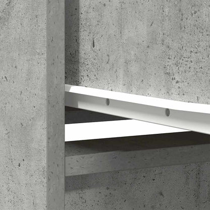 vidaXL Highboard Concrete Grey 29,5x34x119,5 cm Engineered Wood