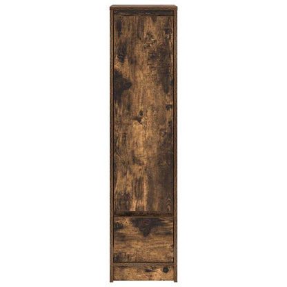 vidaXL Highboard Smoked Oak 29.5x34x119.5 cm Engineered Wood