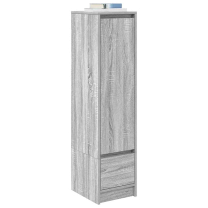 vidaXL Highboard Grey Sonoma 29.5x34x119.5 cm Engineered Wood