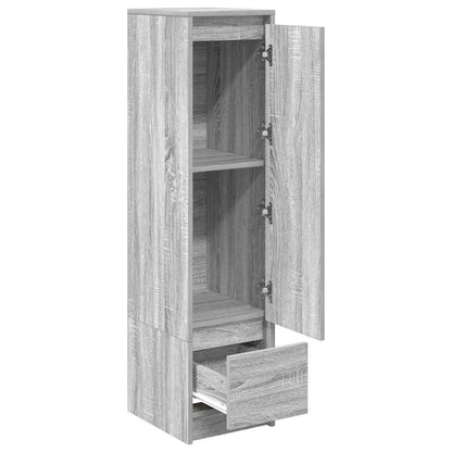vidaXL Highboard Grey Sonoma 29,5x34x119,5 cm Engineered Wood