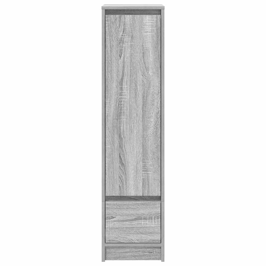 vidaXL Highboard Grey Sonoma 29,5x34x119,5 cm Engineered Wood