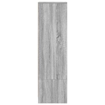 vidaXL Highboard Grey Sonoma 29,5x34x119,5 cm Engineered Wood