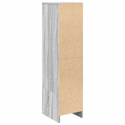 vidaXL Highboard Grey Sonoma 29.5x34x119.5 cm Engineered Wood