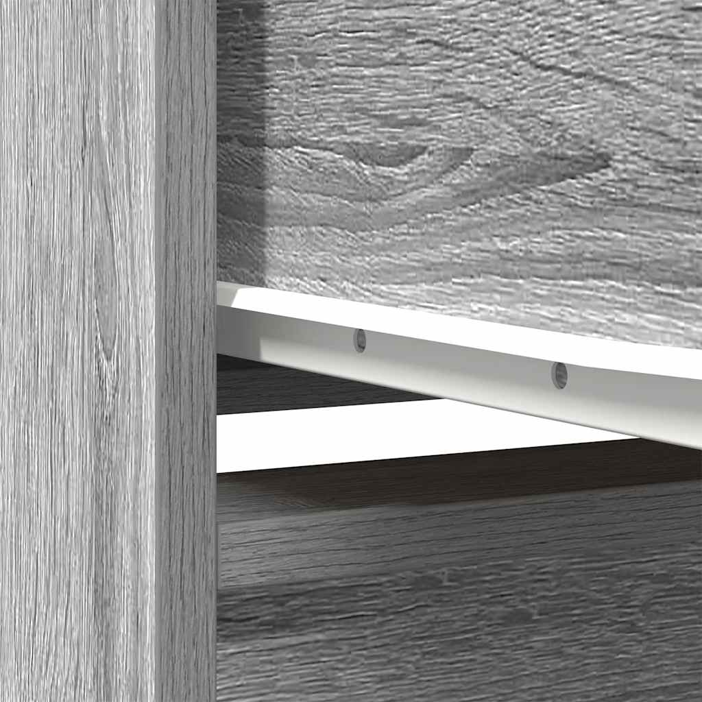 vidaXL Highboard Grey Sonoma 29,5x34x119,5 cm Engineered Wood