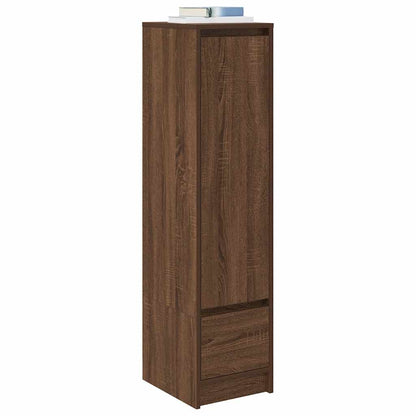 vidaXL Highboard Brown Oak 29.5x34x119.5 cm Engineered Wood