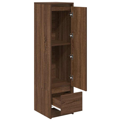 vidaXL Highboard Brown Oak 29.5x34x119.5 cm Engineered Wood