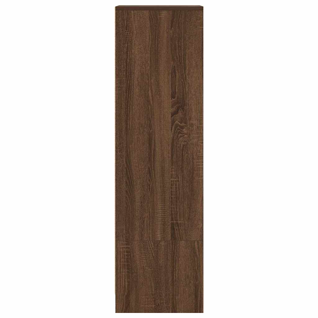 vidaXL Highboard Brown Oak 29.5x34x119.5 cm Engineered Wood