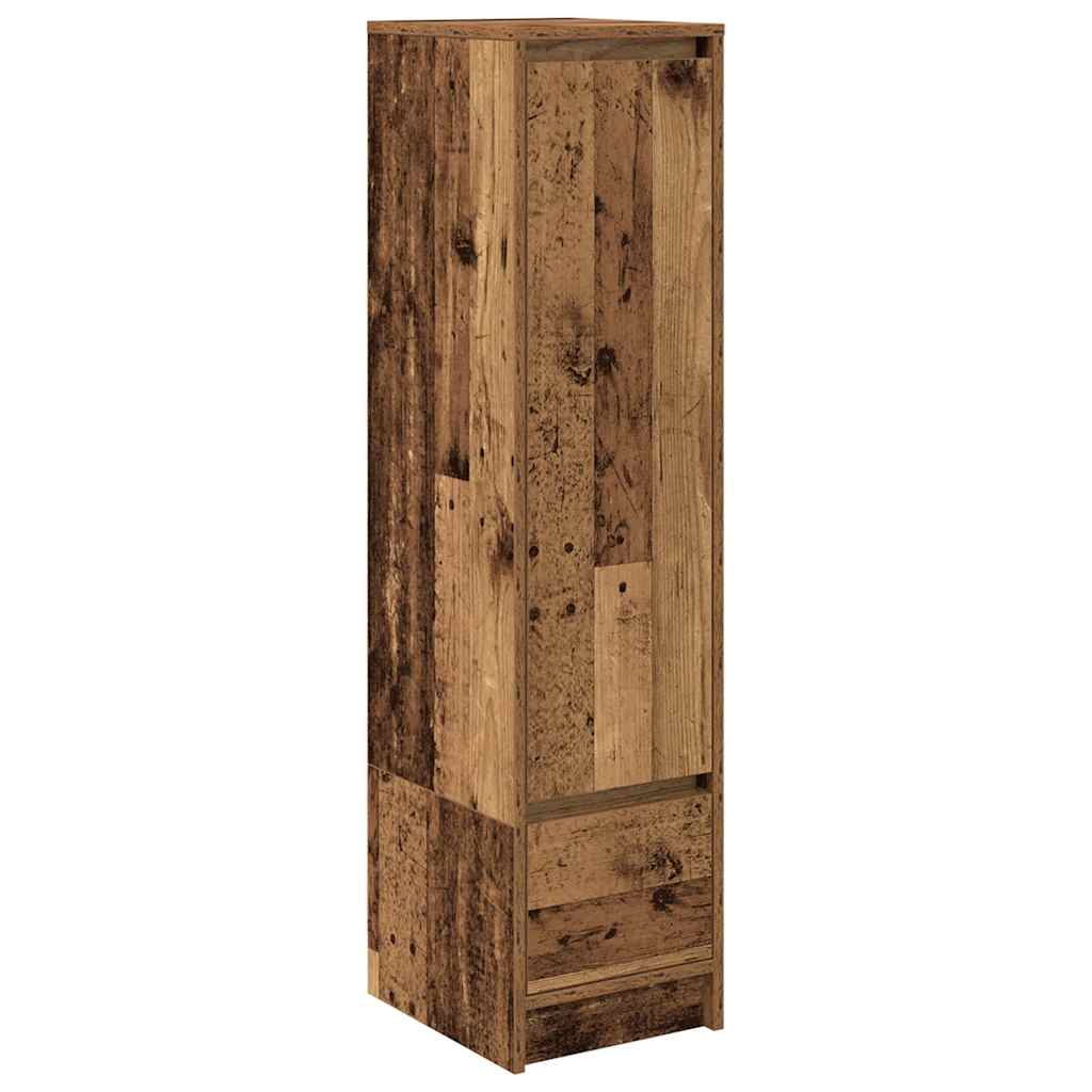 vidaXL Highboard Old Wood 29.5x34x119.5 cm Engineered Wood