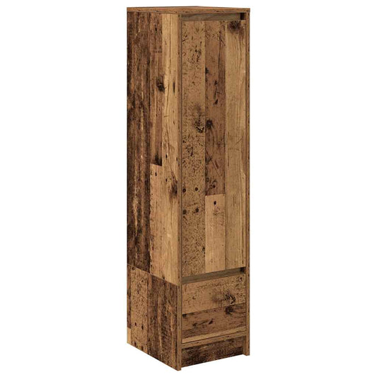 vidaXL Highboard Old Wood 29.5x34x119.5 cm Engineered Wood