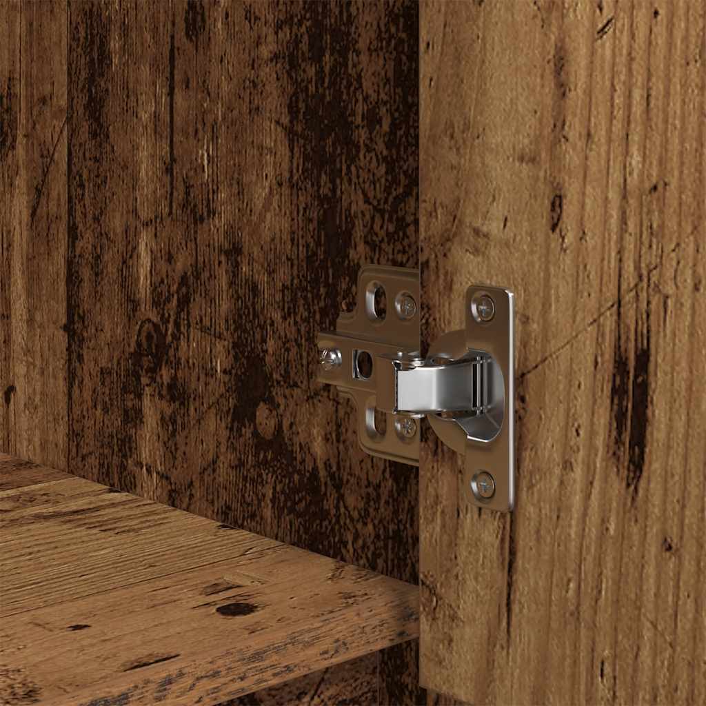 vidaXL Highboard Old Wood 29,5x34x119,5 cm Engineered Wood