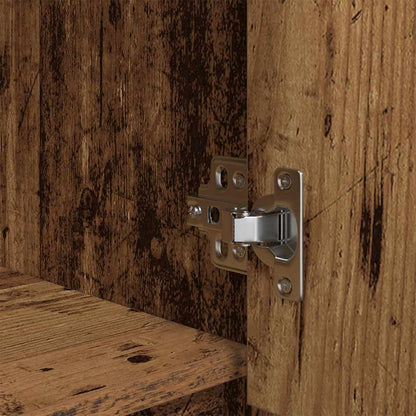 vidaXL Highboard Old Wood 29,5x34x119,5 cm Engineered Wood