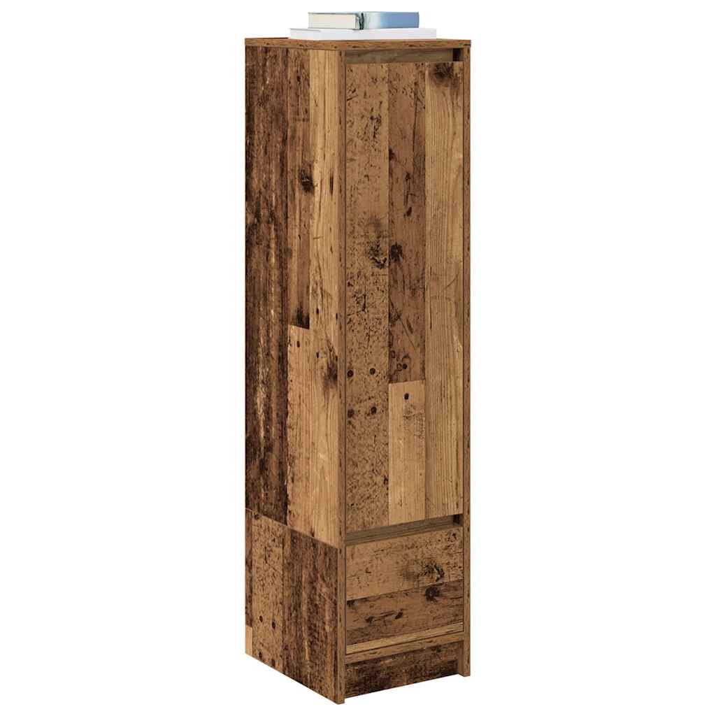 vidaXL Highboard Old Wood 29.5x34x119.5 cm Engineered Wood