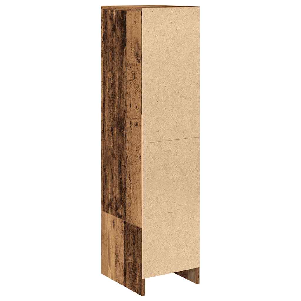 vidaXL Highboard Old Wood 29,5x34x119,5 cm Engineered Wood