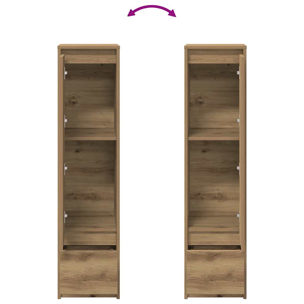 vidaXL Highboard Artisan Oak 29.5x34x119.5 cm Engineered Wood