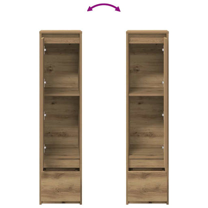 vidaXL Highboard Artisan Oak 29.5x34x119.5 cm Engineered Wood