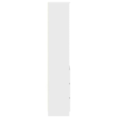 vidaXL Highboard White 37.5x35x180 cm Engineered Wood