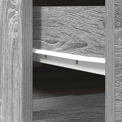 vidaXL Highboard Grey Sonoma 37.5x35x180 cm Engineered Wood