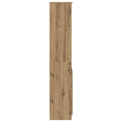 vidaXL Highboard Artisan Oak 37.5x35x180 cm Engineered Wood