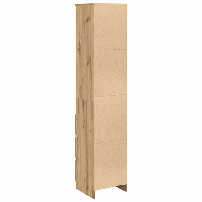 vidaXL Highboard Artisan Oak 37.5x35x180 cm Engineered Wood