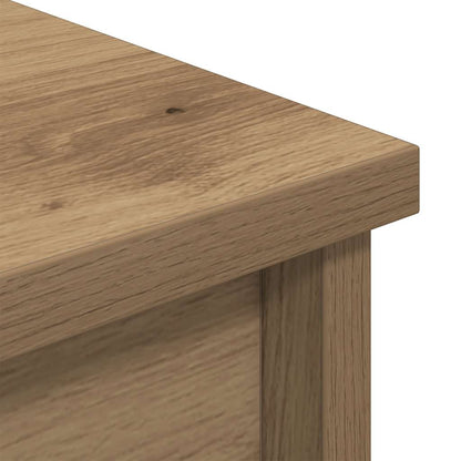 vidaXL Highboard Artisan Oak 37.5x35x180 cm Engineered Wood