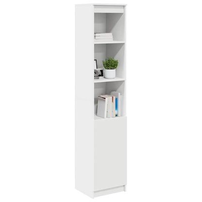 vidaXL Highboard White 37.5x35x180 cm Engineered Wood