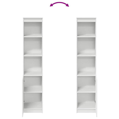 vidaXL Highboard White 37.5x35x180 cm Engineered Wood