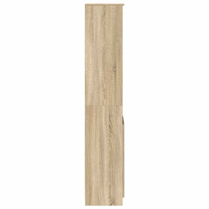 vidaXL Highboard Sonoma Oak 37.5x35x180 cm Engineered Wood