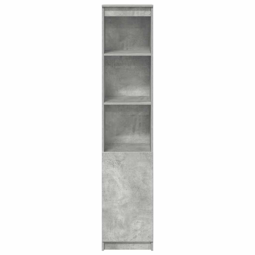 vidaXL Highboard Concrete Grey 37.5x35x180 cm Engineered Wood