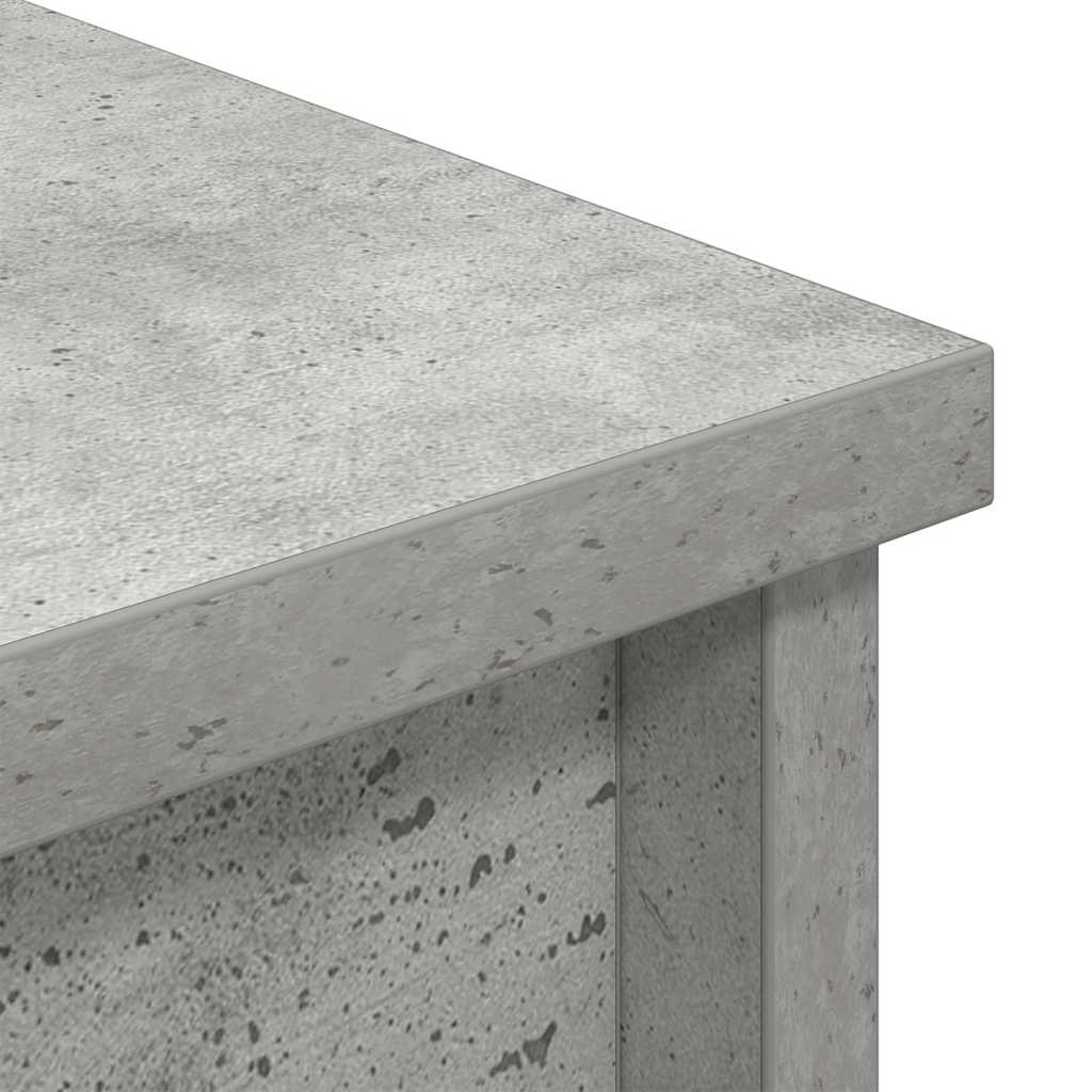 vidaXL Highboard Concrete Grey 37.5x35x180 cm Engineered Wood