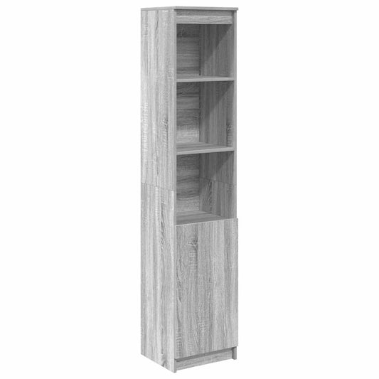 vidaXL Highboard Grey Sonoma 37.5x35x180 cm Engineered Wood