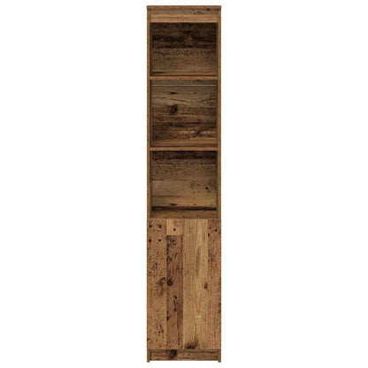 vidaXL Highboard Old Wood 37.5x35x180 cm Engineered Wood