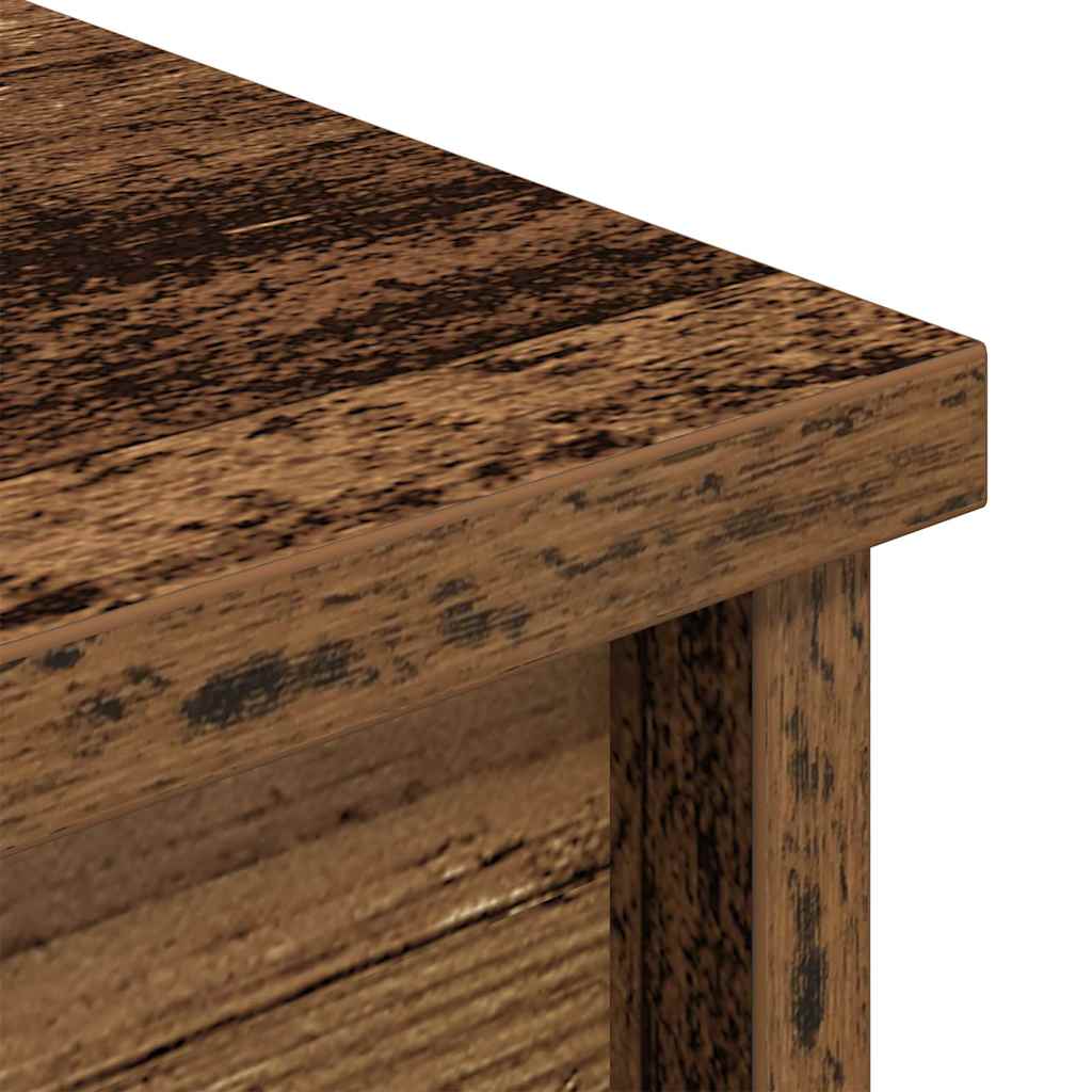vidaXL Highboard Old Wood 37.5x35x180 cm Engineered Wood