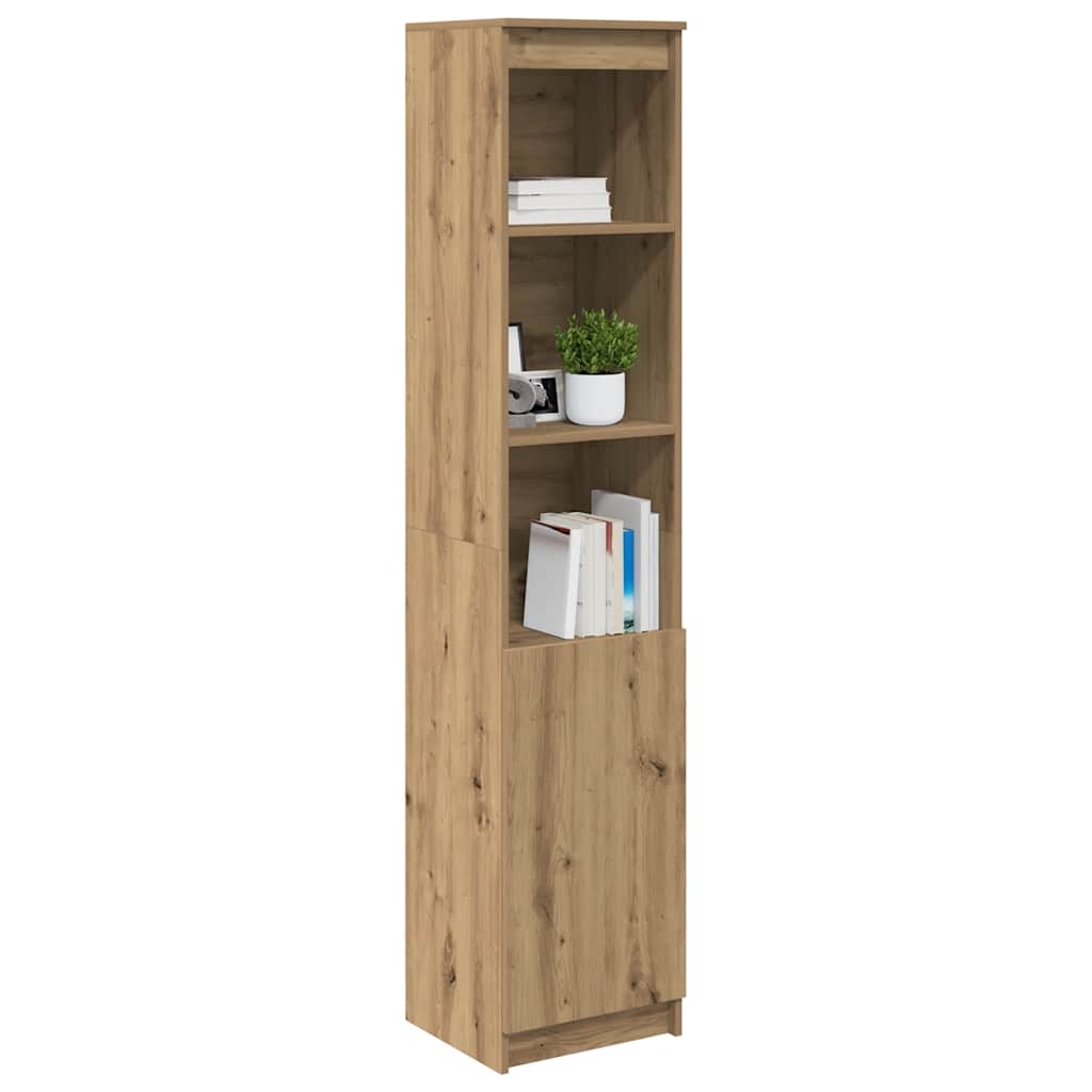 vidaXL Highboard Artisan Oak 37.5x35x180 cm Engineered Wood