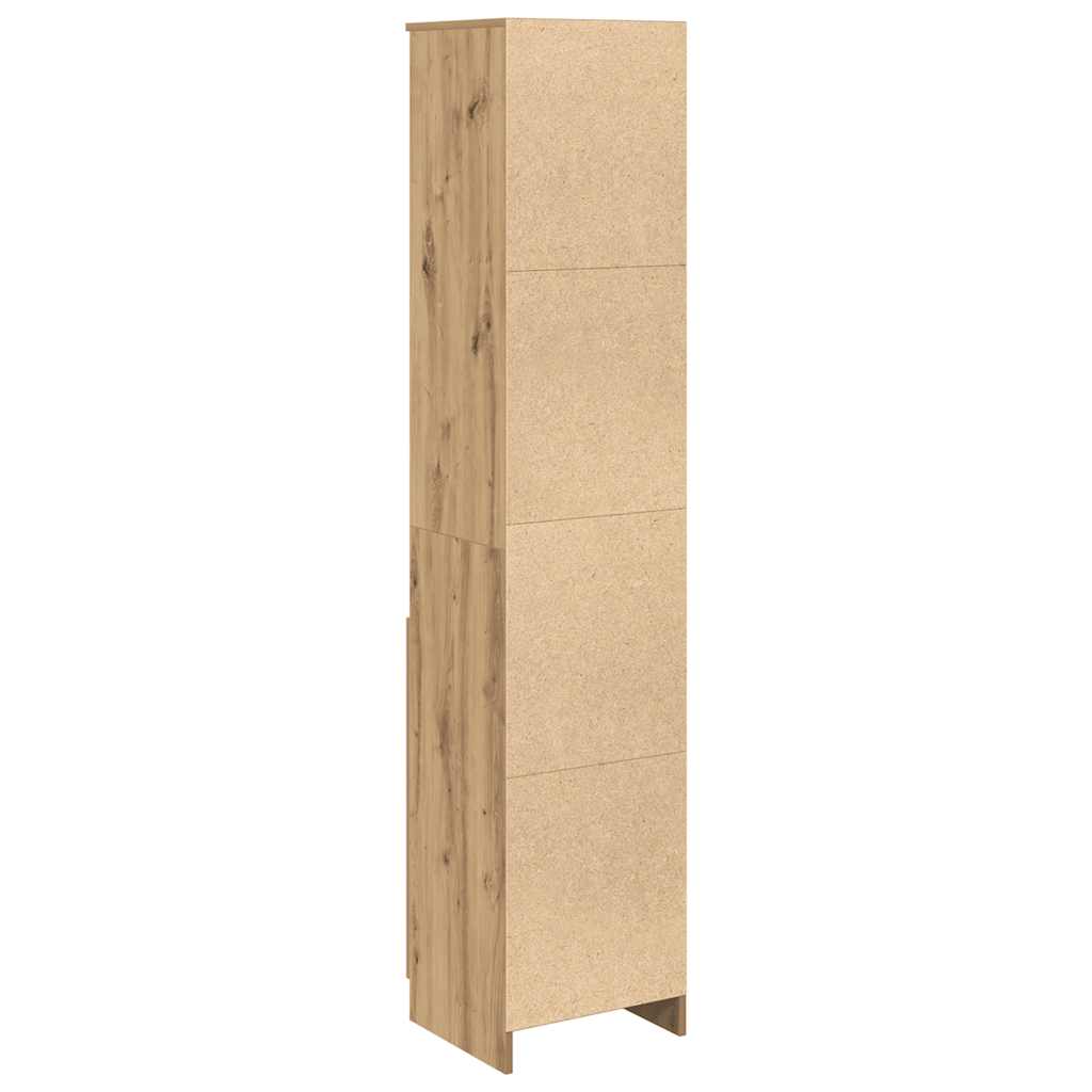 vidaXL Highboard Artisan Oak 37.5x35x180 cm Engineered Wood