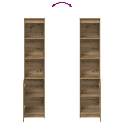 vidaXL Highboard Artisan Oak 37.5x35x180 cm Engineered Wood