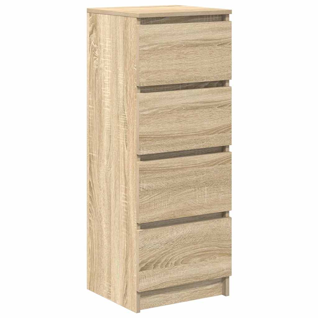 vidaXL Sideboard Sonoma Oak 37.5x35x99 cm Engineered Wood