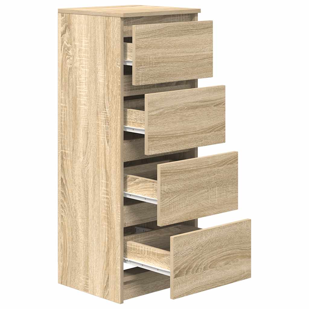 vidaXL Sideboard Sonoma Oak 37.5x35x99 cm Engineered Wood