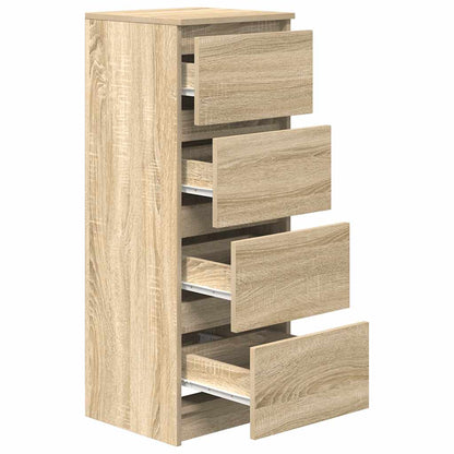 vidaXL Sideboard Sonoma Oak 37.5x35x99 cm Engineered Wood