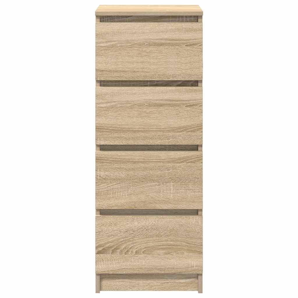 vidaXL Sideboard Sonoma Oak 37.5x35x99 cm Engineered Wood