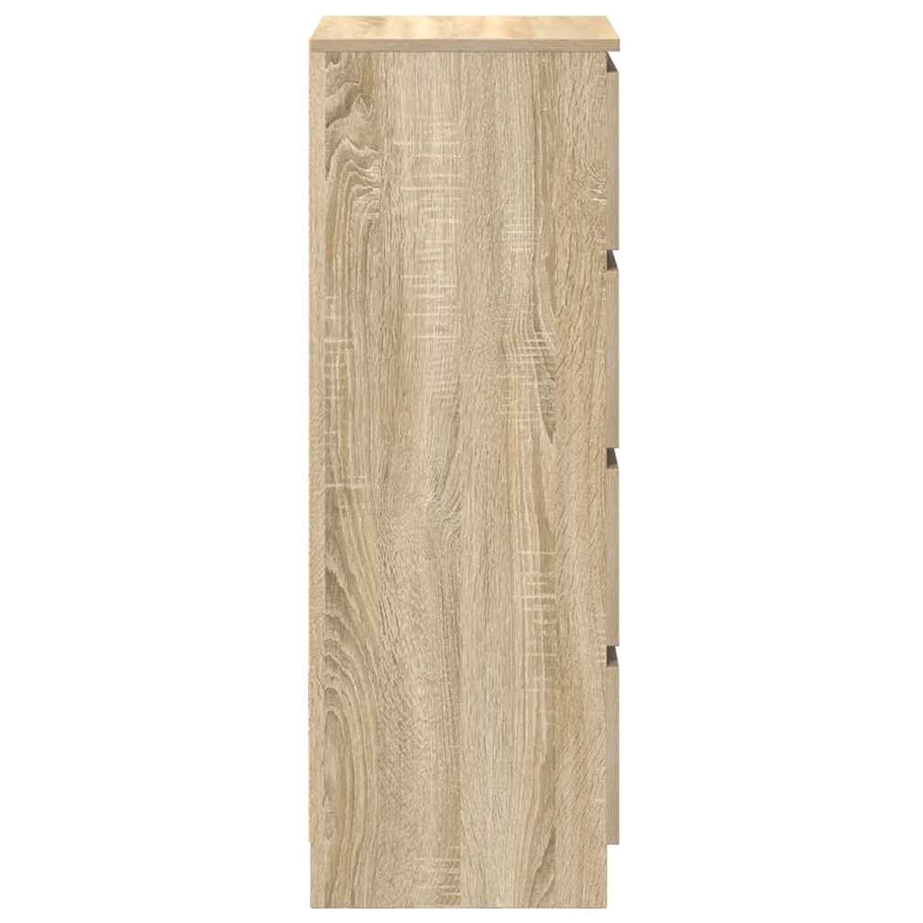 vidaXL Sideboard Sonoma Oak 37.5x35x99 cm Engineered Wood