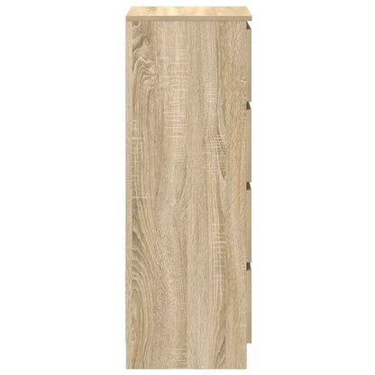 vidaXL Sideboard Sonoma Oak 37.5x35x99 cm Engineered Wood